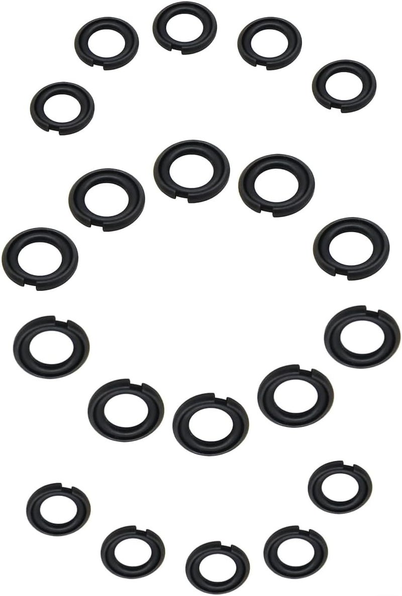 TALSWIF 1/2" Impact Retaining Ring Clip Impact Friction Ring with O-Ring fits Mmilwwaukiiii Type Impact Wrenchs, Square Drive Socket Retainer Ring（20 Sets/Pack） - Image 5